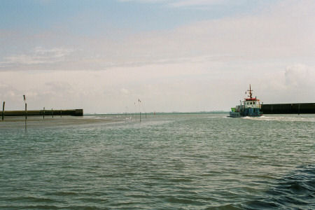 Langeoog - Seehundbänke - Hafenausfahrt
