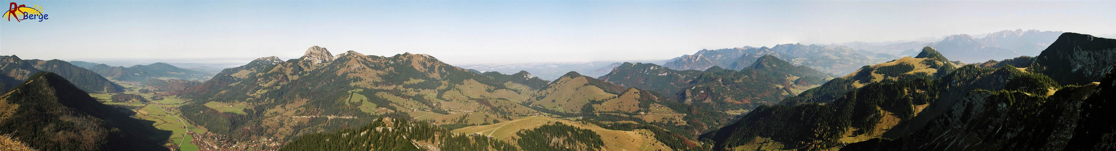 Wanderung 122 Großer Traithen: Panorama vom Kleinen Traithen