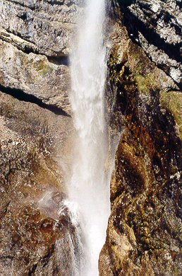 Wanderung 115 Staubfall (Heutal): Wassergischt