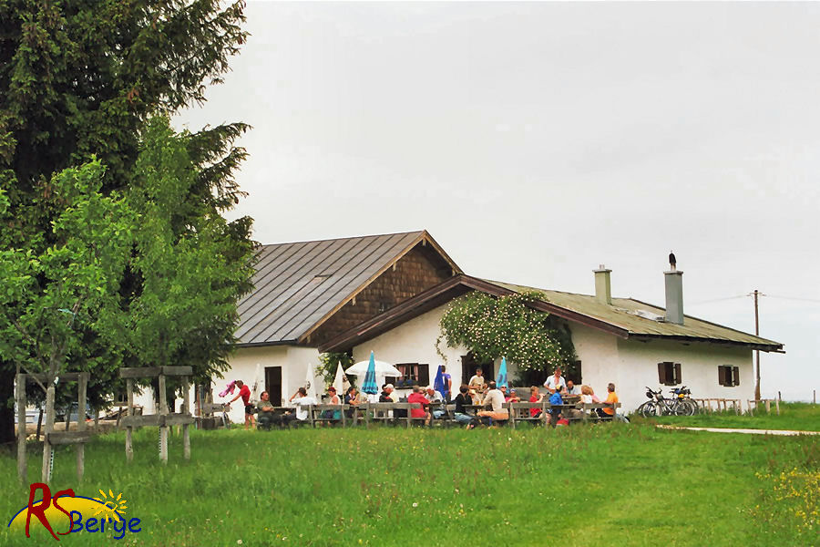 Wanderung 126 Frasdorfer Hütte: Hofalm, wie immer gut besucht