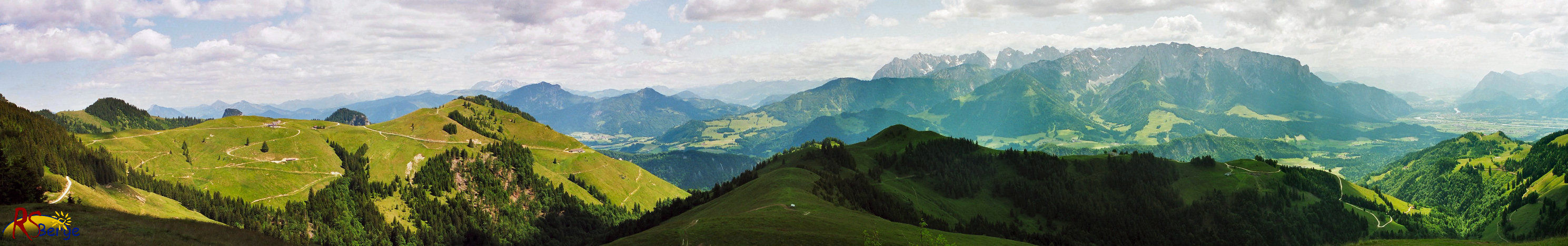 Wanderung 127 Wandberg: Panorama am Gipfel
