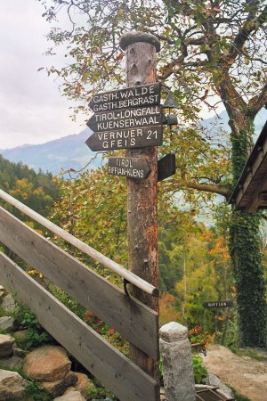 Wanderung 130 Steinegg-Hochmut: Wegweiser Mutlechner