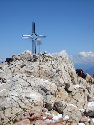 Wanderung Hoher Göll: Gipfelkreuz Hohe Göll