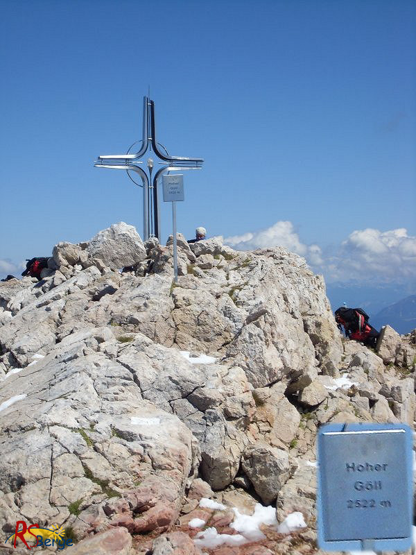 Wanderung Hoher Göll: Gipfelkreuz