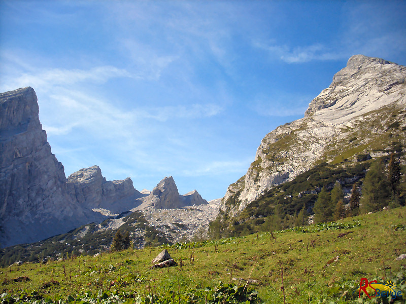 Wanderung Watzmann im Berchtesgadener Land: Blick in das Watzmannkar