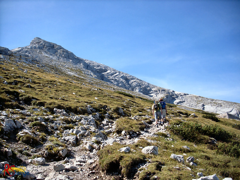 Wanderung Watzmann im Berchtesgadener Land: Aufstieg zum Hocheck