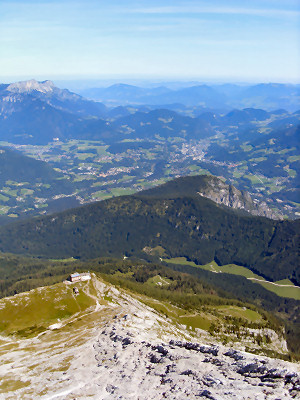 Wanderung Watzmann in den Berchtesgadener Alpen: Watzmannhaus und Untersberg