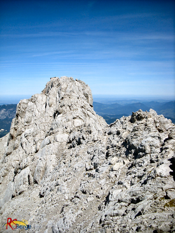 Wanderung Watzmann im Berchtesgadener Land: Blick zurück zum Hocheck