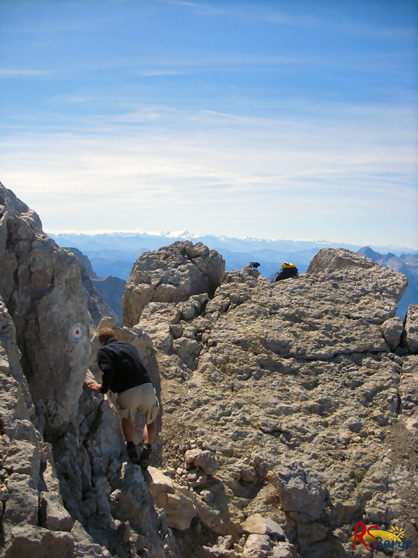 Wanderung Watzmann im Berchtesgadener Land: Gipfel Mittelspitze
