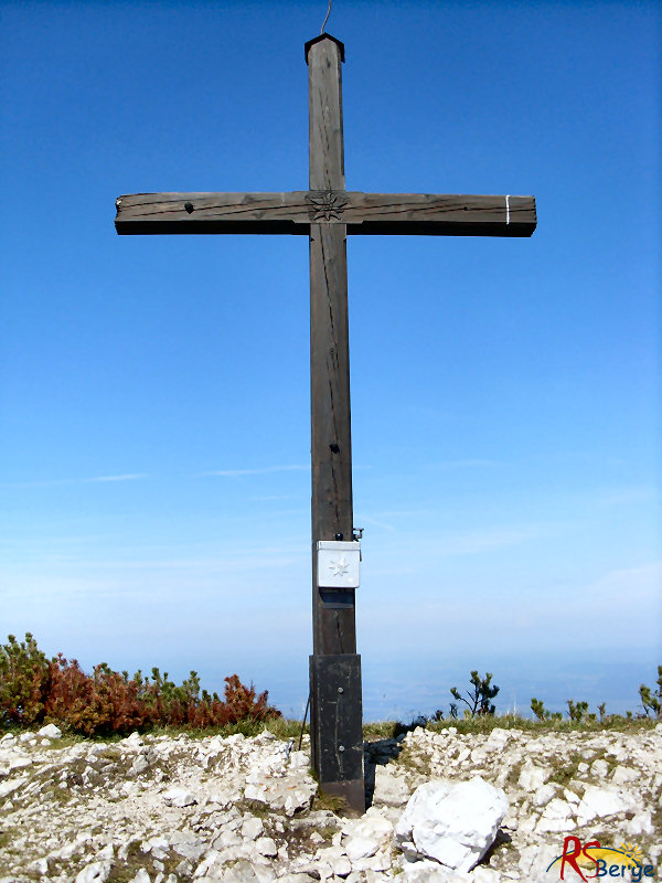 Wanderung Hochstaufen Zwiesel: Gipfelkreuz Zwiesel